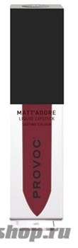 14071 Provoc Жидкая помада для губ, тон 12 Queen матовая (лилово-розовый)
