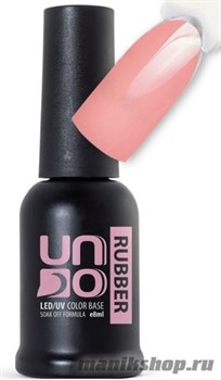 UNO Color Rubber Base №11 Камуфлирующее, каучуковое базовое покрытие для гель-лака 8мл
