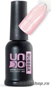 UNO Color Rubber Base №13 Камуфлирующее, каучуковое базовое покрытие для гель-лака 8мл