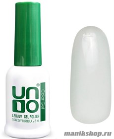 001 UNO Гель-лак для ногтей 8мл White Белый