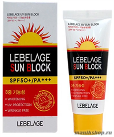 15910 Lebelage 4521 Солнцезащитный крем для лица 30мл SPF50