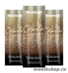 16678 SuperTan Крем-гель ускоритель для загара Увлажняющий 15мл Celebration