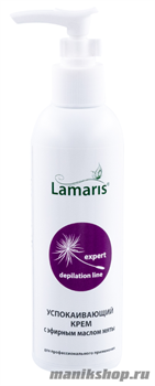 16722 Lamaris 1004/200 Крем после депиляции успокаивающий с эфирным маслом мяты 200мл