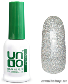 109 UNO Гель-лак для ногтей 8мл Silver Dust Серебряная пыль