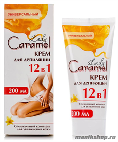 34018 ЭЛЬФА Caramel Lady Крем для депиляции 12в1 200мл