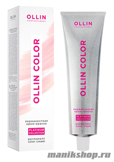 6/79 Ollin Color Platinum Collection Перманентная крем-краска для волос 100мл Темно-русый Коричнево-зеленый