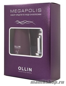 398974 Ollin Megapolis Набор для ухода за волосами (шампунь 200мл и активный комплекс 7в1 30мл)