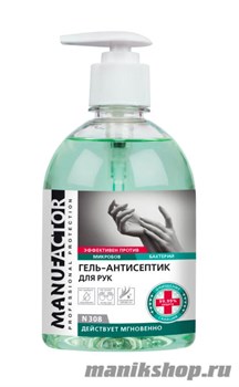 MANUFACTOR Гель-антисептик для рук, с дозатором 500 мл