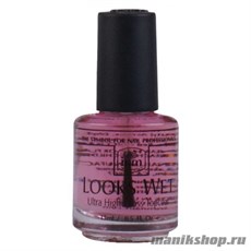 INM Верхнее покрытие с эффектом «влажный ноготь» Looks Wet Ultra Gloss Top Coat 15мл