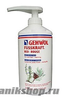 Gehwol Красный бальзам для сухой кожи ног Согревающий 500мл