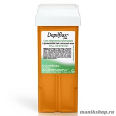 Depilflax Воск в картридже Морковный 110гр (Кремовый воск)