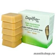Горячий воск - Золотой Depilflax 500гр