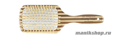 Olivia Garden HEALTHY HAIR Bamboo Щетка массажная ион+бамбук  прямоугольная для волос