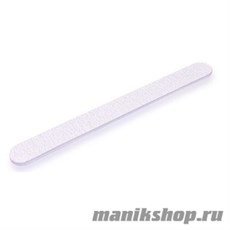 Yoko Пилка для ногтей прямая узкая Зебра 240/240 (для натуральных ногтей)