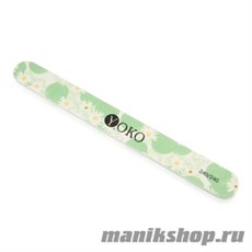 Yoko Пилка для ногтей с рисунком Ромашка 240/240 (для натуральных ногтей)