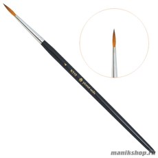 21204 Кисть для дизайна ногтей Planet Nails круглая № 4