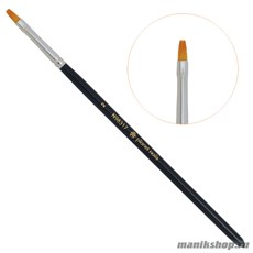 21002 Кисть для дизайна ногтей Planet Nails квадратная № 2
