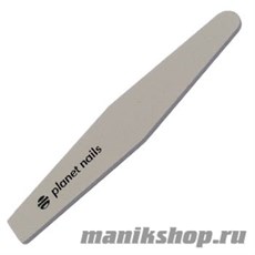 20208 Пилка Planet Nails 80/80 (Белая, широкая, ромбовидная)