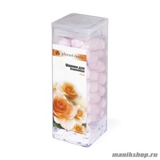 Planet Nails Шарики для маникюра  Роза 250гр