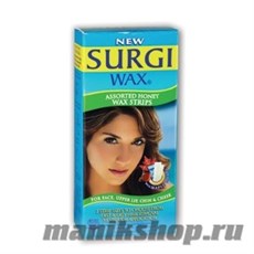 SURGI Восковые полоски для удаления волос на лице