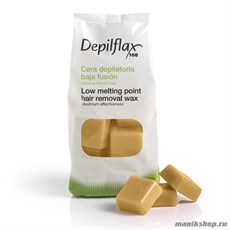 Горячий воск в дисках - Капучино Depilflax 1000гр