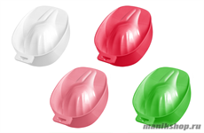 0108 RuNail Ванночка для маникюра и снятия акрила (пластик, 4 цвета)