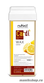 RuNail Воск для депиляции Cardi (Лимон) 100мл