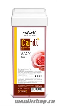 RuNail Воск для депиляции Cardi (Роза) 100мл