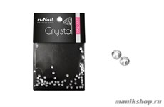1480 RuNail Дизайн для ногтей: стразы (прозрачные, 1,5мм) 50шт