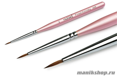 0200 Кисть для дизайна RuNail Finest Kolinsky AKR №2
