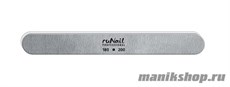 0561 RuNail Пилка для искусственных ногтей (серая, закруглённая, 180/200)