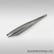 6497 П-15 Сталекс Пинцет для бровей (T3-15-15)  (TC-15/3)  широкие скошенные кромки