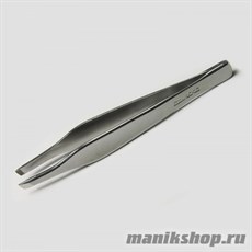 6498 П-17 Сталекс Пинцет для бровей (T4-12-02)  (TBC-30/3)  широкие скошенные кромки