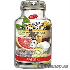 582906 Purederm Маска коллагеновая омолаживающая с тропическими фруктами 1 шт
