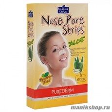 586546 Purederm Полоски очищающие для носа Алоэ 6 шт