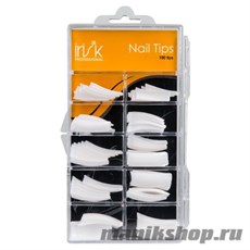 Т101-01 Irisk Типсы с узкой контактной зоной (Классика), бокс 100 шт, белые