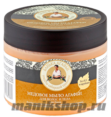 БАНЬКА АГАФЬИ Мыло для волос и тела Медовое 300мл