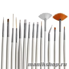 Yoko Набор кистей для дизайна 15 шт