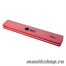 SBF007 Yoko Пилка-блок для ногтей, абразивность 100/100