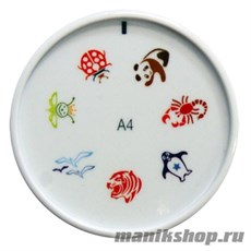 А04 ENAS Штамп для стемпинга (В этом штампе представлена серия узоров с животными)