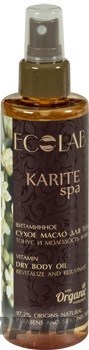 432384 ECOLAB Масло для тела сухое витаминное "Тонус и Молодость кожи" серия KARITE SPA  200мл
