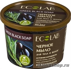 430779 ECOLAB Мыло для тела и волос Черное 450мл