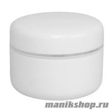 10-160Ф Irisk Банка пластиковая белая с сереб.полоской 15мл