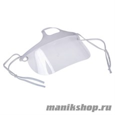 А309-01 Irisk Защитный экран-маска многоразовый БЕЛЫЙ или ПРОЗРАЧНЫЙ 1шт