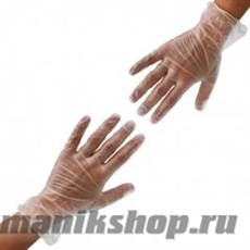 Перчатки VINYL НЕОПУДРЕННЫЕ Виниловые 100шт (Размер M)
