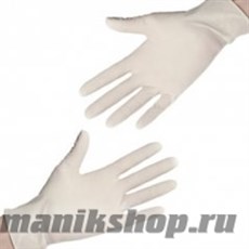 Перчатки Латексные ОПУДРЕННЫЕ 100шт (Размер M)