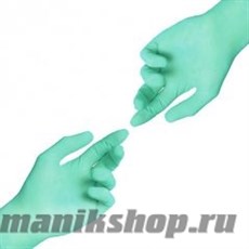 Перчатки Нитриловые Неопудренные Зеленые 100шт (Размер M)