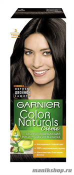 Garnier Краска для волос Колор Нэчралс 3 Темный каштан