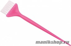 1721 JPP048-1 pink Dewal Кисть для окрашивания волос розовая, узкая, прямая
