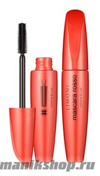 LIMONI Тушь для ресниц "Супер-объем и подкручивание" Mascara Rosso 01 черная